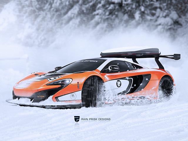 Rain Prisk Designs построили McLaren с байдаркой